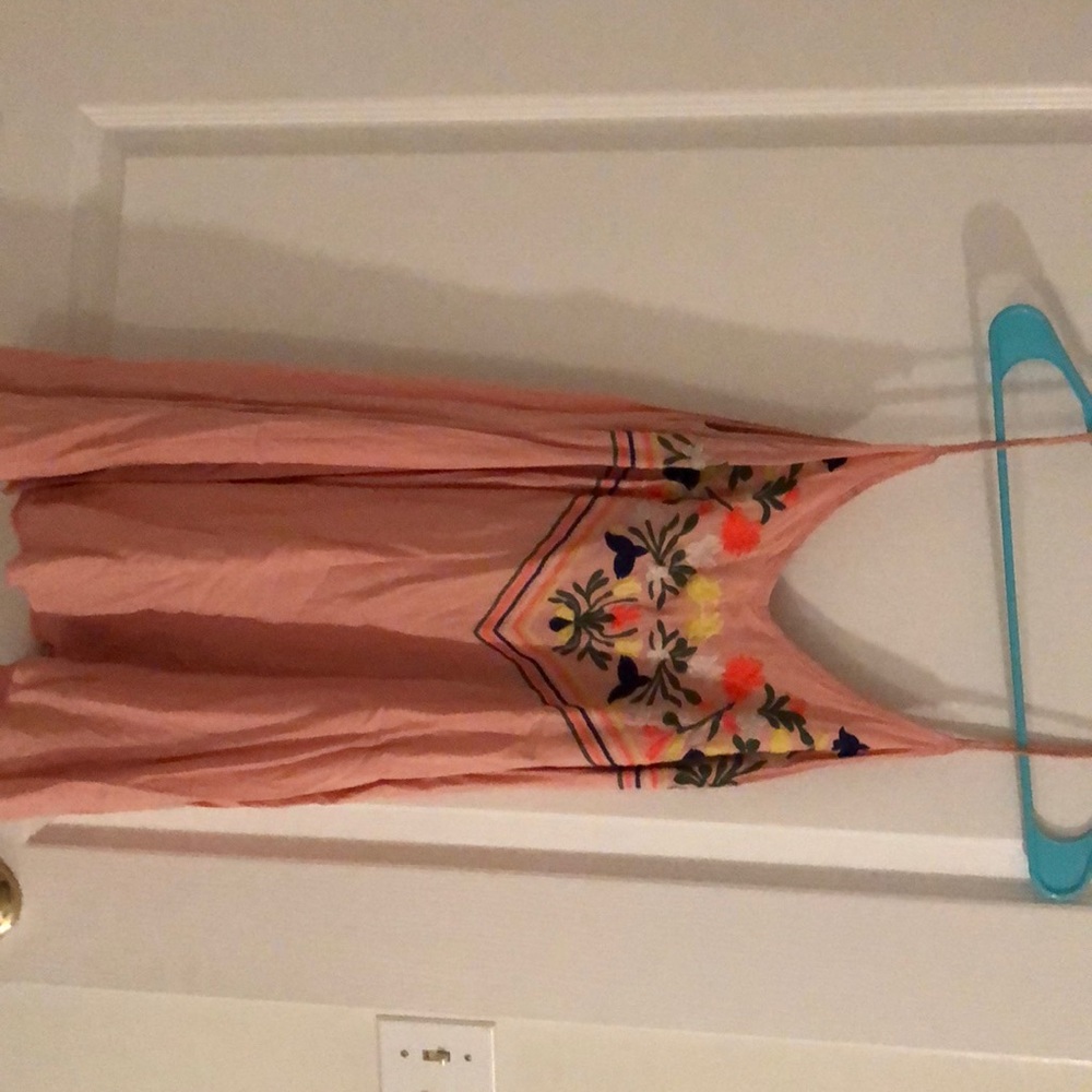 APeach swing summer dress
